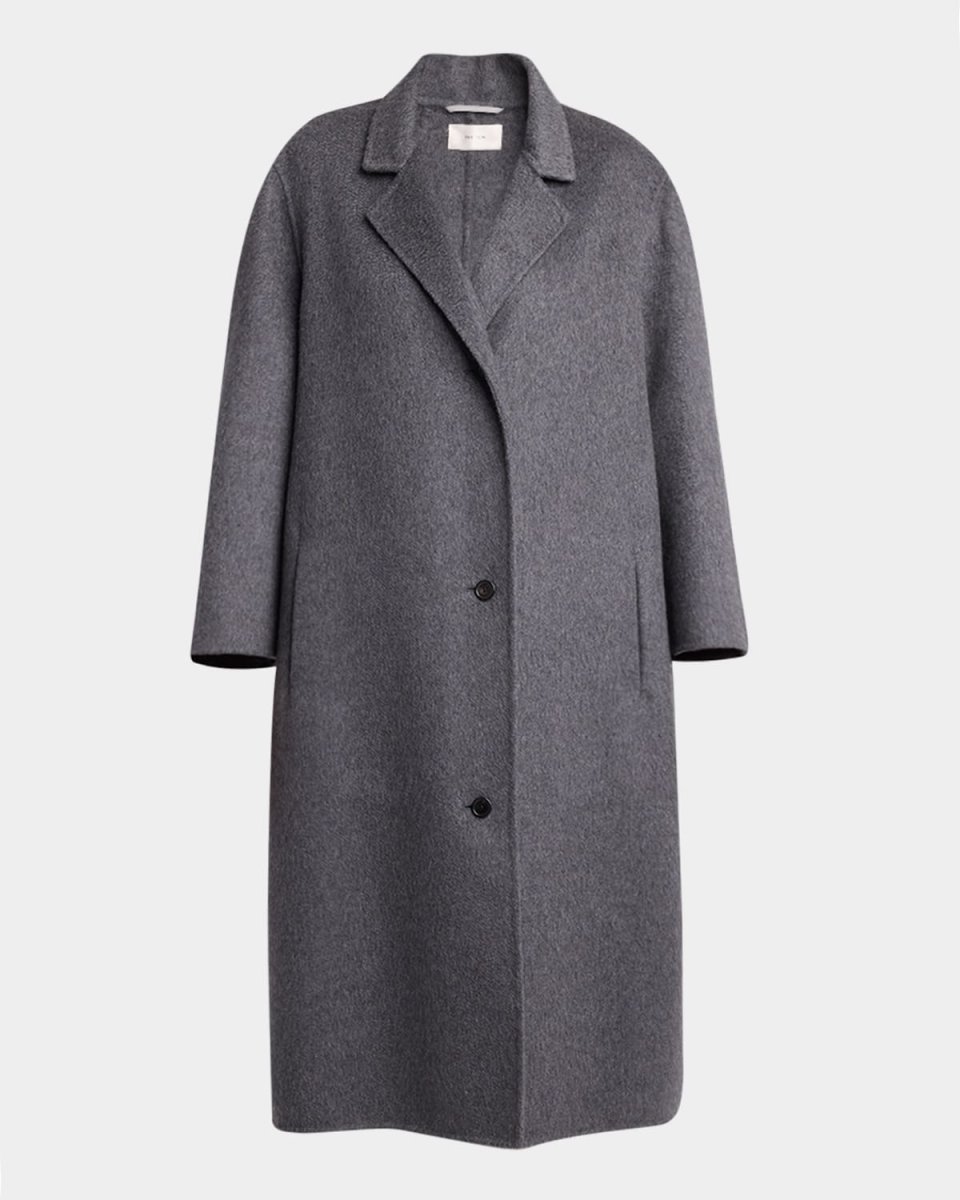 Gustaf Cashmere-Silk Single-Breasted Coat